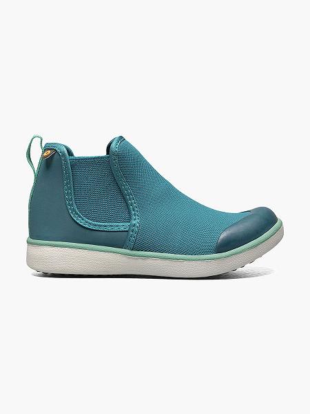 BOGS Schuhe Deutschland - Kicker Chelsea Slip-On Schuhe Kinder Teal DE23047